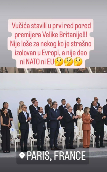Blokaderima se ovo neće dopasti! Jedna fotografija iz Pariza zapušila usta svim mrziteljima Vučića (FOTO)