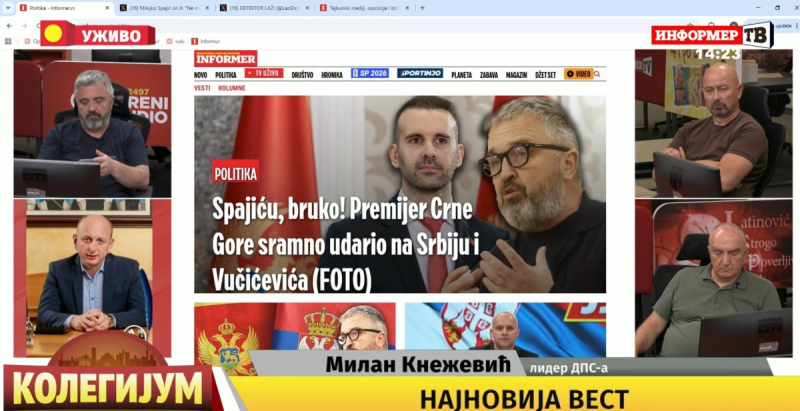Dramatično upozorenje Milana Kneževića - Hitno se uključio u Kolegijum: Na meti mogu biti svi novinari Informera
