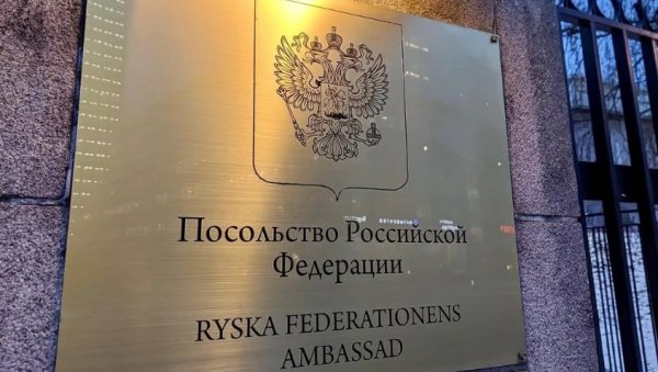Napadnuta ruska ambasada u Švedskoj Napadnuta ruska ambasada u Švedskoj