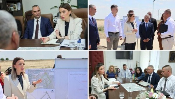 NOVA KINESKA FABRIKA U NOVOM BEČEJU Mesarović obišla potencijalnu lokaciju: Nastavljamo da privlačimo investicije i otvaramo nova radna mesta NOVA KINESKA FABRIKA U NOVOM BEČEJU Mesarović obišla potencijalnu lokaciju: Nastavljamo da privlačimo investicije i otvaramo nova radna mesta