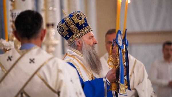 Patrijarh Porfirije razgovarao sa savetnikom predsednika SAD pastorom Bernsom Patrijarh Porfirije razgovarao sa savetnikom predsednika SAD pastorom Bernsom