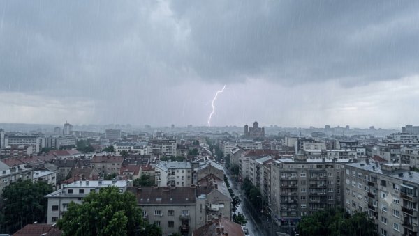 RHMZ: Upozorenje za područje Srbije na grmljavinske nepogode RHMZ: Upozorenje za područje Srbije na grmljavinske nepogode