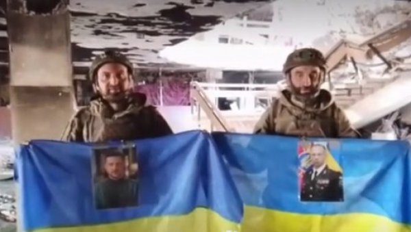 Rusi snimili zarobljene vojnike jedinice „Skala“ u Konstantinovci Rusi snimili zarobljene vojnike jedinice „Skala“ u Konstantinovci