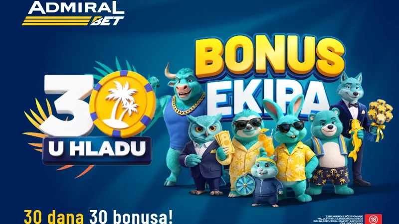 STIŽE 30 U HLADU – 30 DANA I 30 KAZINO BONUS, SVAKOG DANA STIŽE 30 U HLADU – 30 DANA I 30 KAZINO BONUS, SVAKOG DANA