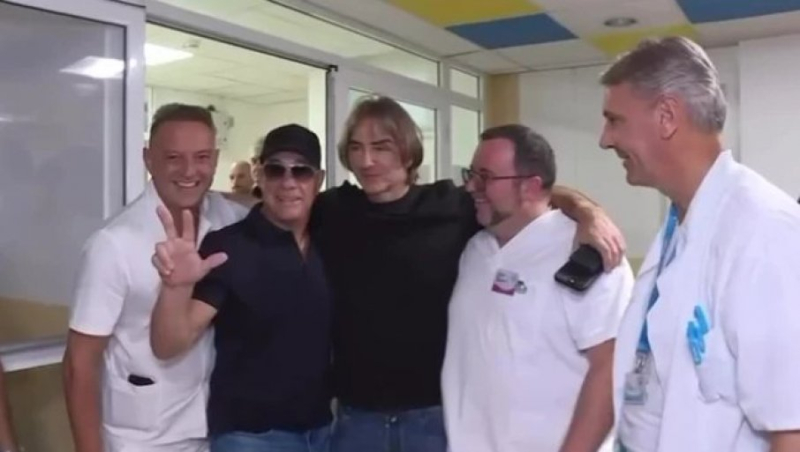 ŽELJKO MITROVIĆ I ŽAN KLOD VAN DAM POSETILI DECU OBOLELU OD RAKA U NIŠU: Obradovali mališane i priredili im nezaboravan dan!