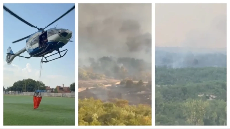 „Super puma“ i „Kamov“ gase vatrenu stihiju u Deliblatskoj peščari! Gledajte kako izgleda herojska borba „Super puma“ i „Kamov“ gase vatrenu stihiju u Deliblatskoj peščari! Gledajte kako izgleda herojska borba
