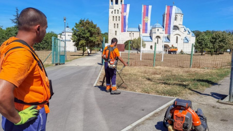 "Novosti" kod Crkve svetog Luke na Vidikovcu, u kojoj će biti izloženo telo Ratka Mladića