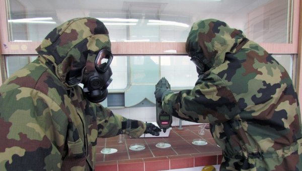 Vojska Srbije obučavala pripadnike armija iz deset zemalja za otkrivanje toksičnih hemikalija Vojska Srbije obučavala pripadnike armija iz deset zemalja za otkrivanje toksičnih hemikalija