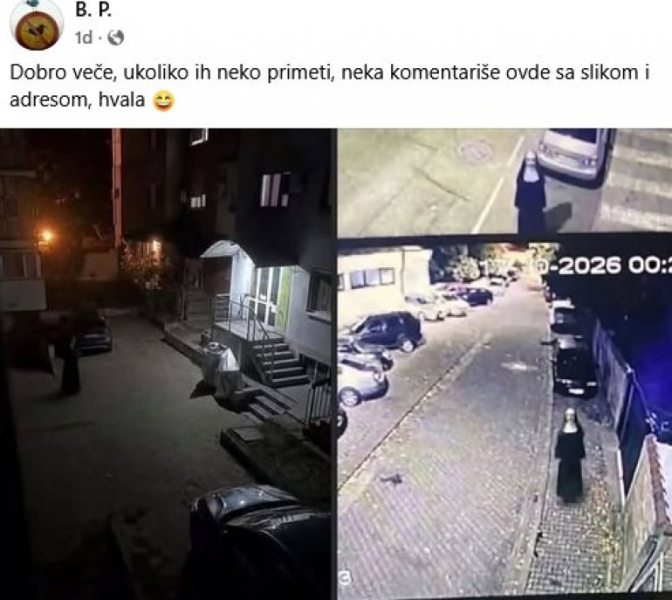 Bizaran incident u Zrenjaninu: Osobe prerušene u "časne sestre" plaše građane