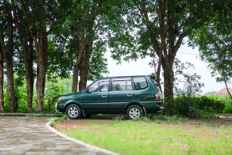 Automobil na zelenoj površini