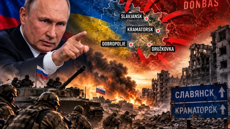 Putin najavio ubrzanje rata: Slavjansk i Kramatorsk sledeći na udaru, stanovnicima poručeno da beže Putin najavio ubrzanje rata: Slavjansk i Kramatorsk sledeći na udaru, stanovnicima poručeno da beže